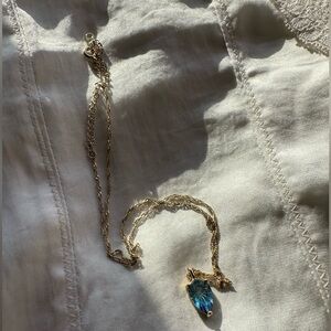 Gold Plated Crystal Necklace